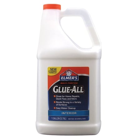 Krazy Glue Elmer's Glue-All High Strength Polyvinyl acetate homopolymer Clear All Purpose Adhesive 1 gal E3860